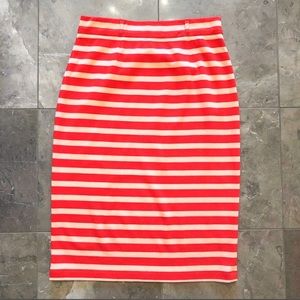 Cremieux Striped Skirt